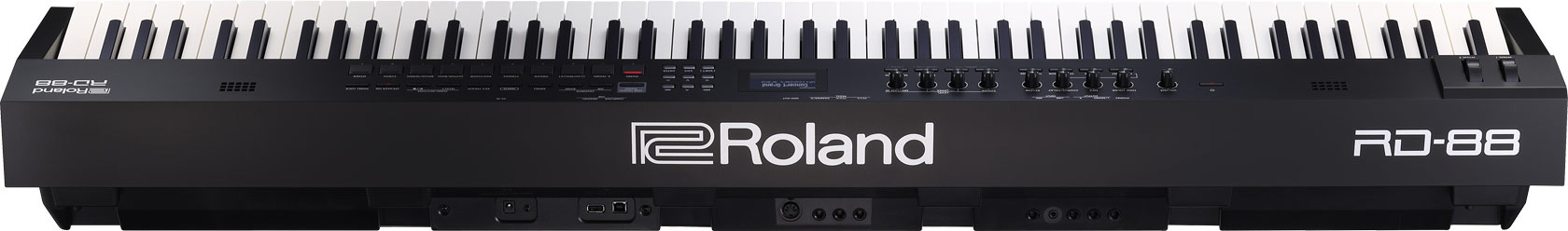 Roland RD 88 stage piano SuperNATURAL Piano E Piano ZEN Core rear