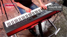 Roland RD-800 demo2 PianoDesigner MusicExpress