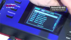 Roland RD-800 demo4 innebarwy MusicExpress