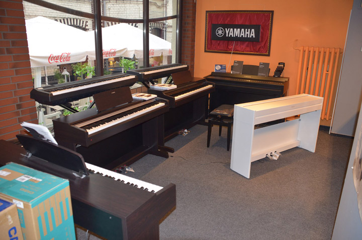 Music Store klawisze Yamaha pianina
