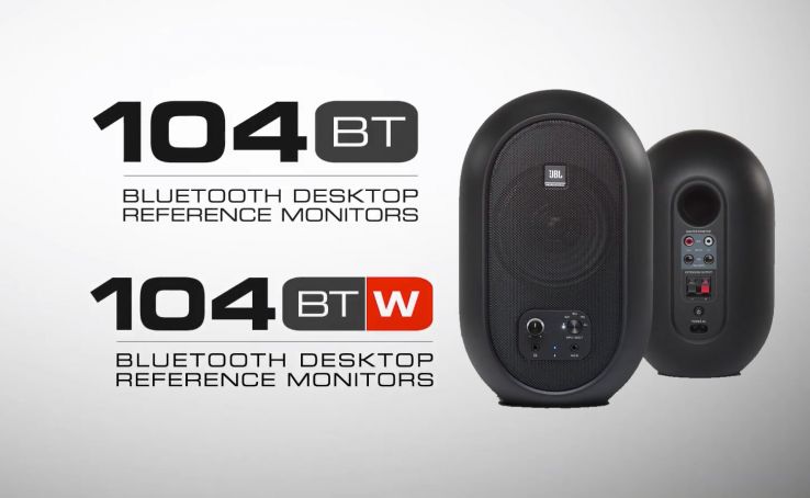JBL 104-BT - współosiowe aktywne desktopowe monitory referencyjne z Bluetooth 5.0