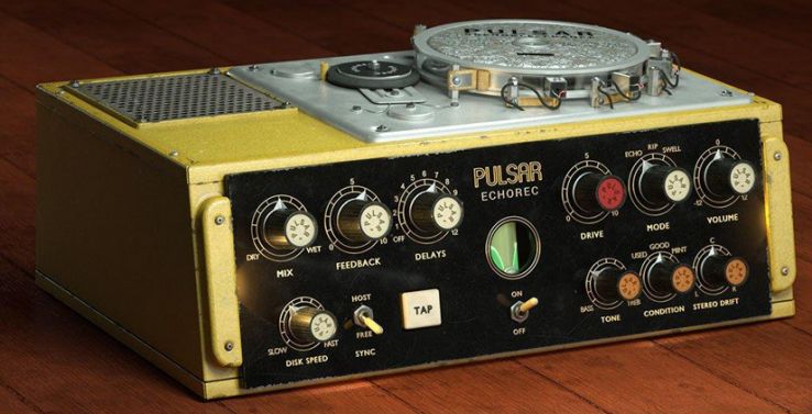 Pulsar Audio Echorec – emulacja efektu delay z dyskiem magnetycznym