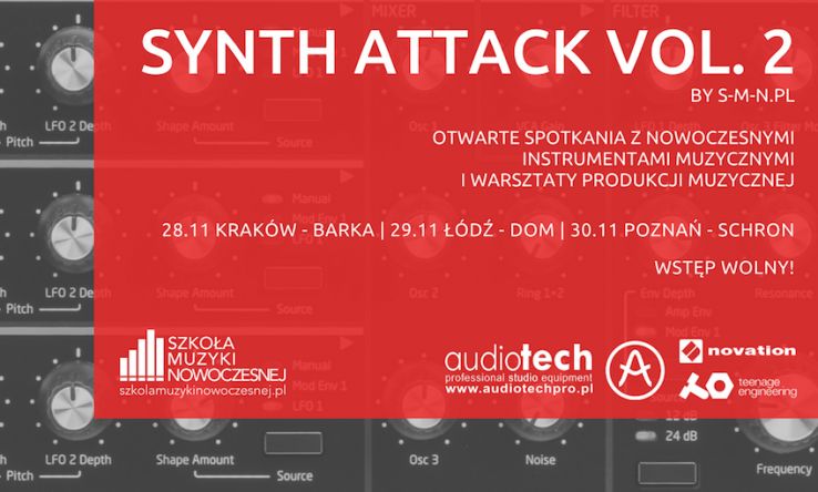 Synth Attack Vol 2 - Wykłady i dyskusje połączone ze strefą testowania sprzętu i wspólną improwizacją