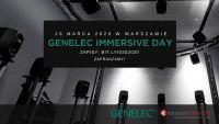 GENELEC IMMERSIVE DAY w Warszawie - 18 marca 2020
