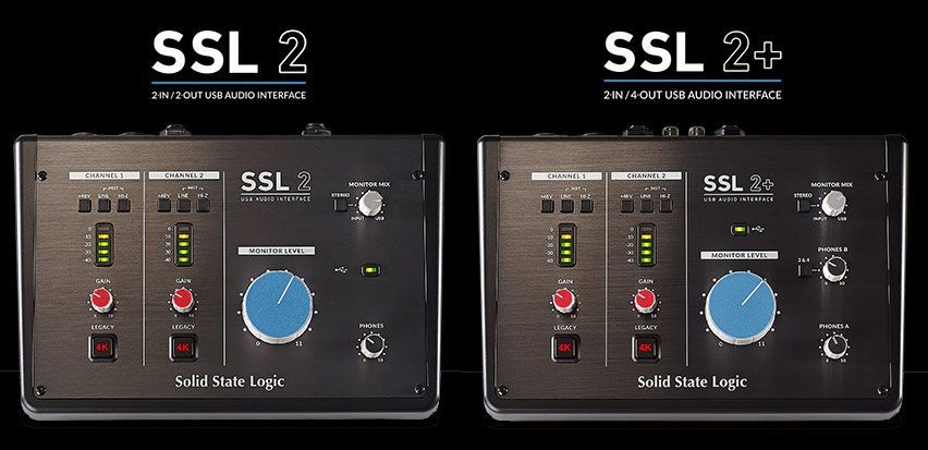 Solid State Logic SSL SSL 2 SSL 2plus top