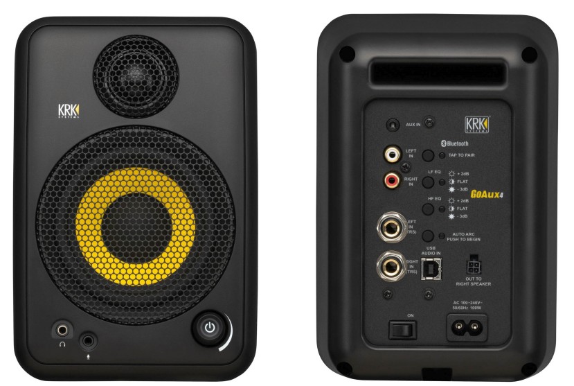 KRK GoAux4 front rear active monitor