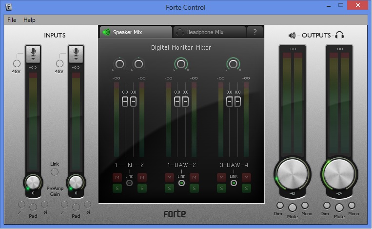 Focusrite_Forte_screen_Forte Control Gui 1