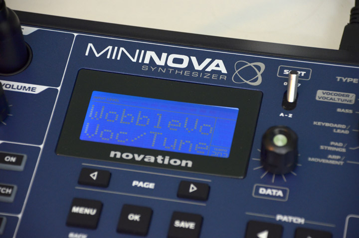 Novation miniNova LCD logo