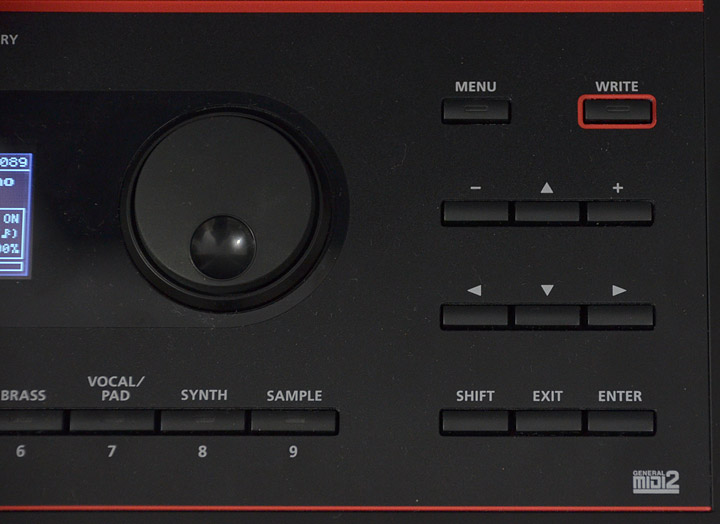 Roland-JUNO-DS61-panel-JOG-keys