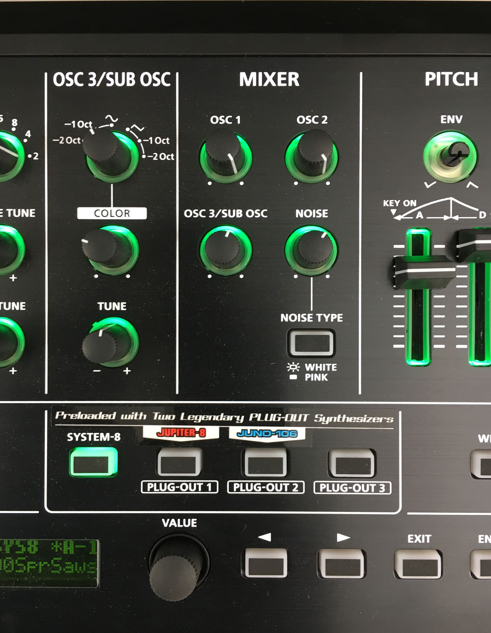 Roland SYSTEM 8 panel Plug Out Mixer