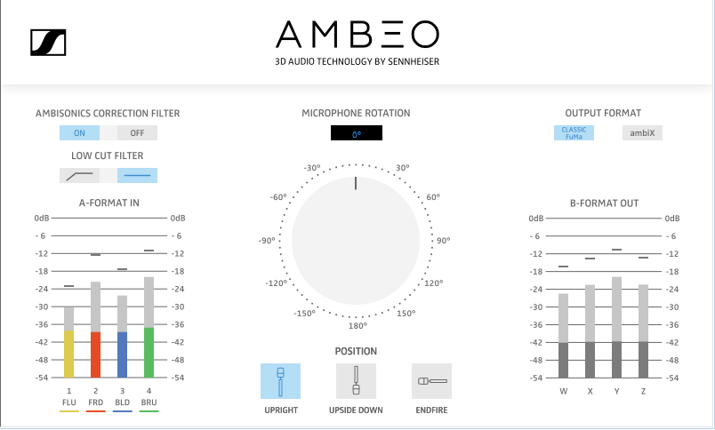 Sennheiser AMBEO A B Format Converter for VR MIC