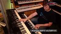 Kawai MP7 vs Kawai MP11 - porównanie stage piano