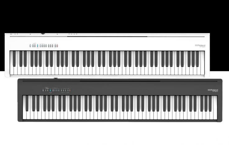 Roland FP-30X – nowe lekkie przenośne pianino cyfrowe z dobrą doważoną fortepianową klawiaturą młoteczkową z wymykiem
