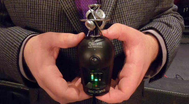 ZOOM Q6-VR Video Recorder – kamera 360° i binauralny rejestrator audio 360° VR