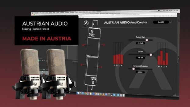 Austrian Audio AmbiCreator – produkcja dźwięku do filmów VR i 360° przy użyciu mikrofonów OC818