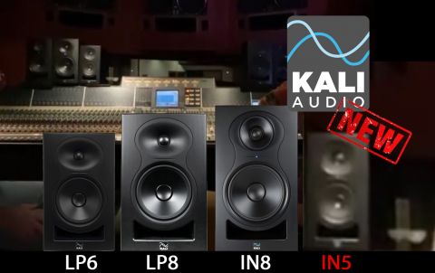Kali Audio IN-5 – 3-drożny studyjny monitor odsłuchowy ze współosiowym przetwornikiem średnio-wysokotonowym